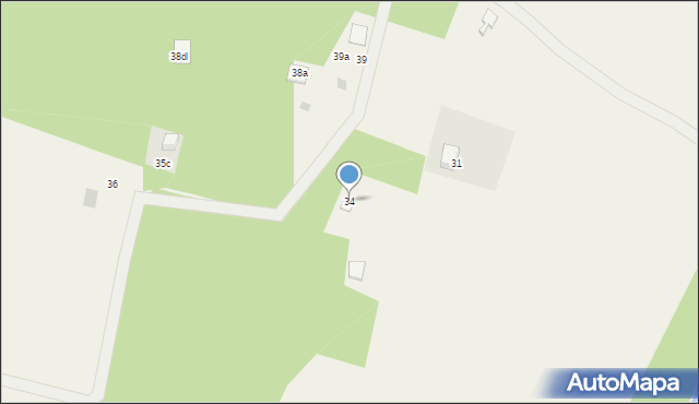 Biesówko, Biesówko, 34, mapa Biesówko