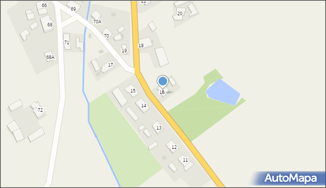 Biesowo, Biesowo, 16a, mapa Biesowo