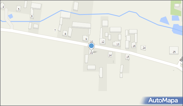 Biestrzyków Mały, Biestrzyków Mały, 11, mapa Biestrzyków Mały
