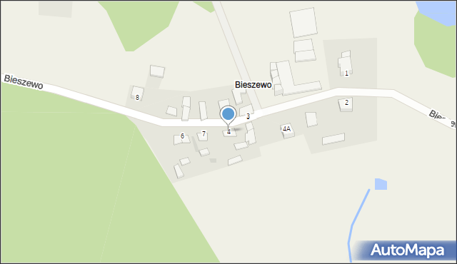 Bieszewo, Bieszewo, 4, mapa Bieszewo