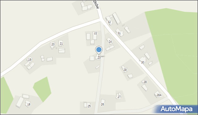 Bieszków, Bieszków, 23, mapa Bieszków