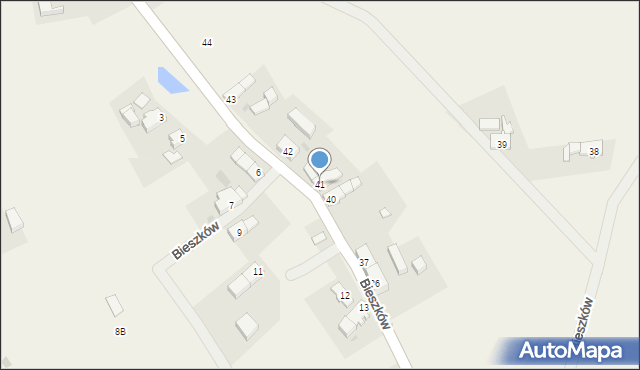 Bieszków, Bieszków, 41, mapa Bieszków