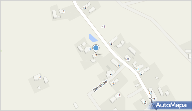 Bieszków, Bieszków, 5, mapa Bieszków