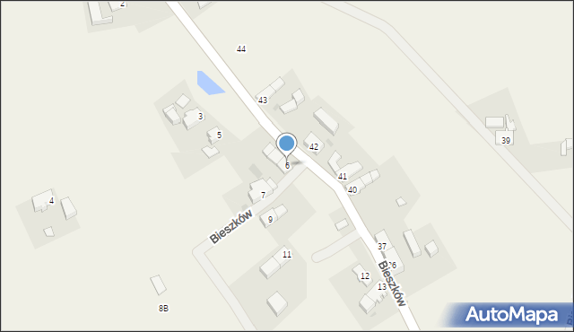 Bieszków, Bieszków, 6, mapa Bieszków