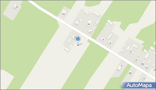 Bieszków Górny, Bieszków Górny, 2a, mapa Bieszków Górny