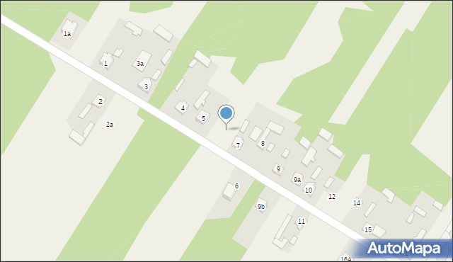 Bieszków Górny, Bieszków Górny, 5b, mapa Bieszków Górny