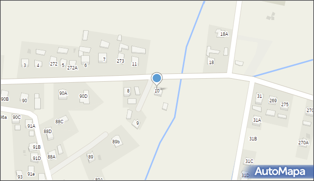 Bieździadka, Bieździadka, 10, mapa Bieździadka