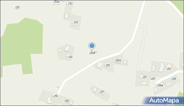 Bieździadka, Bieździadka, 154a, mapa Bieździadka