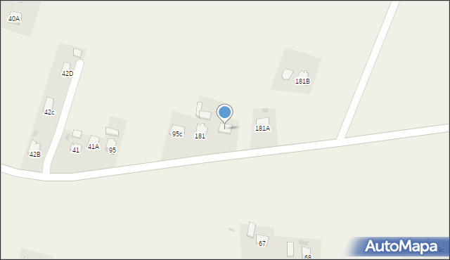 Bieździadka, Bieździadka, 181d, mapa Bieździadka