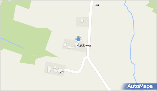 Bieździadka, Bieździadka, 200, mapa Bieździadka