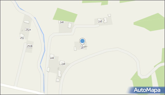 Bieździadka, Bieździadka, 247, mapa Bieździadka