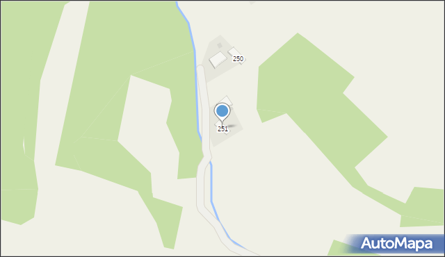Bieździadka, Bieździadka, 251, mapa Bieździadka