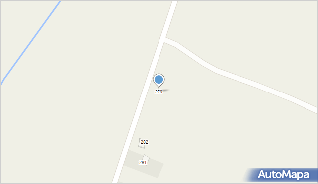 Bieździadka, Bieździadka, 279, mapa Bieździadka