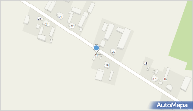 Bieździadów, Bieździadów, 21, mapa Bieździadów