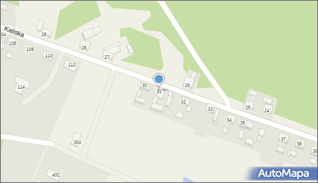 Bieżyce, Bieżyce, 31, mapa Bieżyce