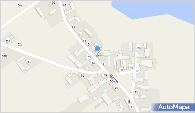 Bieżyń, Bieżyń, 66, mapa Bieżyń