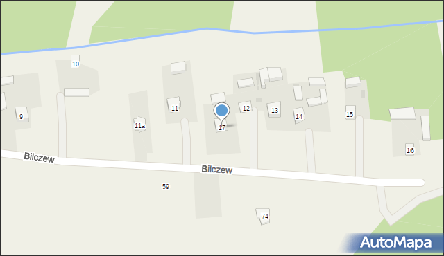 Bilczew, Bilczew, 17, mapa Bilczew