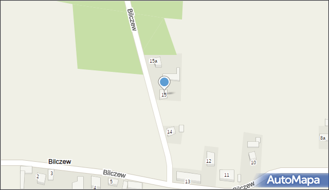 Bilczew, Bilczew, 15, mapa Bilczew