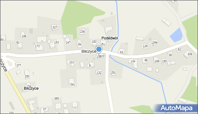 Bilczyce, Bilczyce, 135, mapa Bilczyce