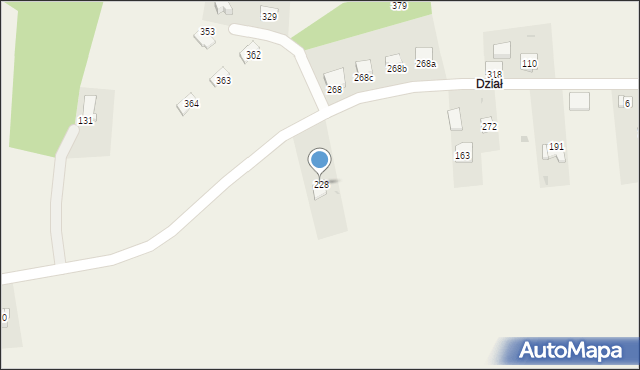 Bilczyce, Bilczyce, 228, mapa Bilczyce