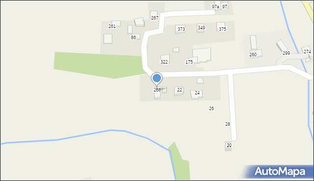 Bilczyce, Bilczyce, 266, mapa Bilczyce