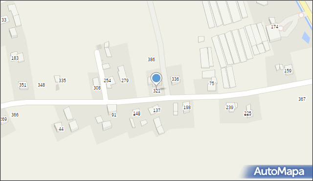 Bilczyce, Bilczyce, 321, mapa Bilczyce