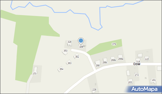 Bilczyce, Bilczyce, 329, mapa Bilczyce