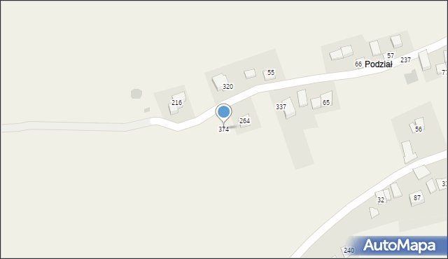 Bilczyce, Bilczyce, 374, mapa Bilczyce