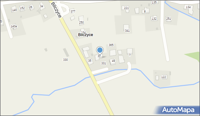 Bilczyce, Bilczyce, 37A, mapa Bilczyce