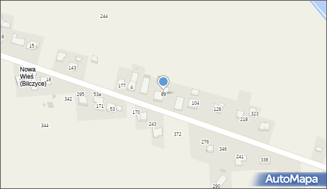 Bilczyce, Bilczyce, 89, mapa Bilczyce