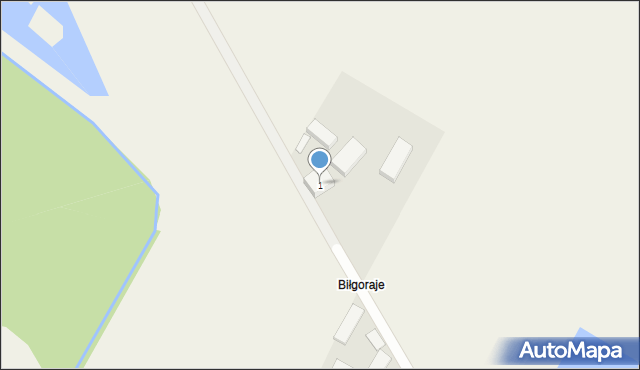 Biłgoraje, Biłgoraje, 1, mapa Biłgoraje