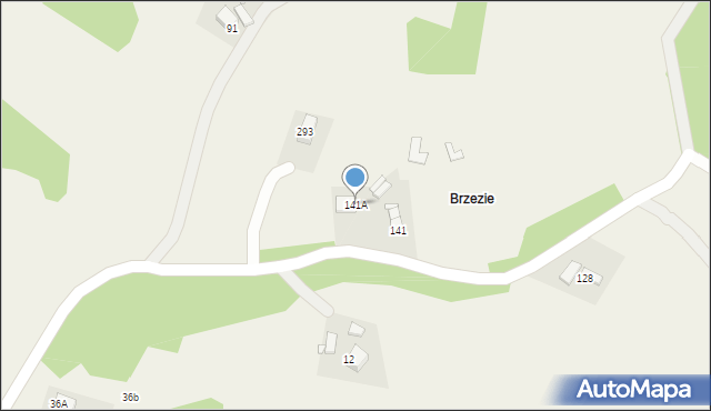 Bilsko, Bilsko, 141A, mapa Bilsko