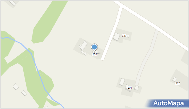 Bilsko, Bilsko, 204, mapa Bilsko