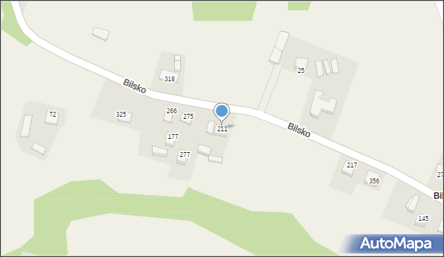 Bilsko, Bilsko, 211, mapa Bilsko