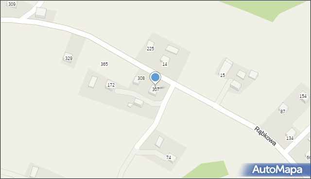 Bilsko, Bilsko, 307, mapa Bilsko