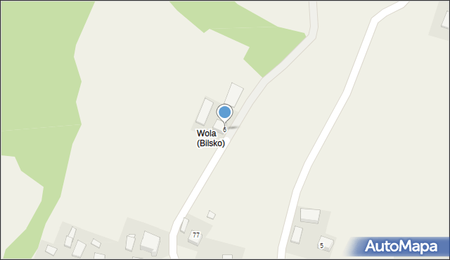 Bilsko, Bilsko, 6, mapa Bilsko