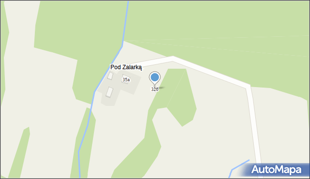 Binczarowa, Binczarowa, 326, mapa Binczarowa