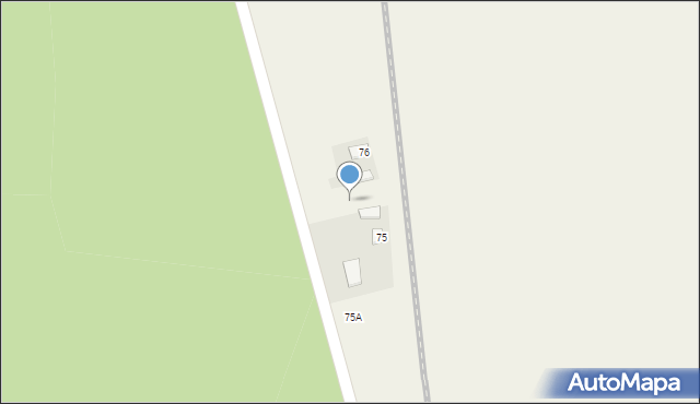 Biniew, Biniew, 76a, mapa Biniew