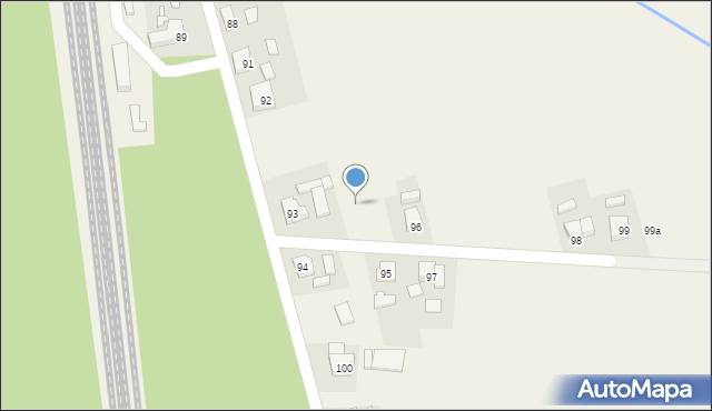 Biniew, Biniew, 96a, mapa Biniew