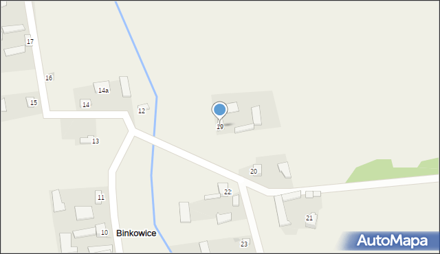 Binkowice, Binkowice, 19, mapa Binkowice
