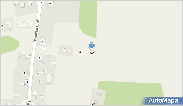 Binowo, Binowo, 14c, mapa Binowo