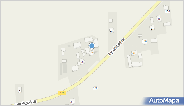 Biórków Mały, Biórków Mały, 2, mapa Biórków Mały