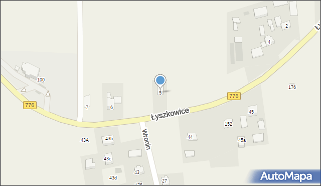 Biórków Mały, Biórków Mały, 5, mapa Biórków Mały