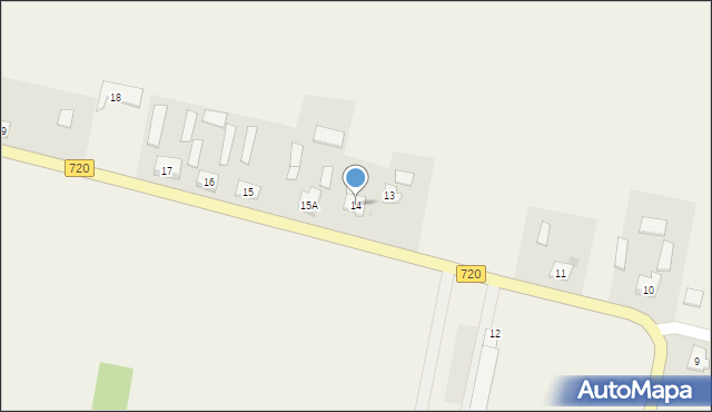 Biskupice, Biskupice, 14, mapa Biskupice