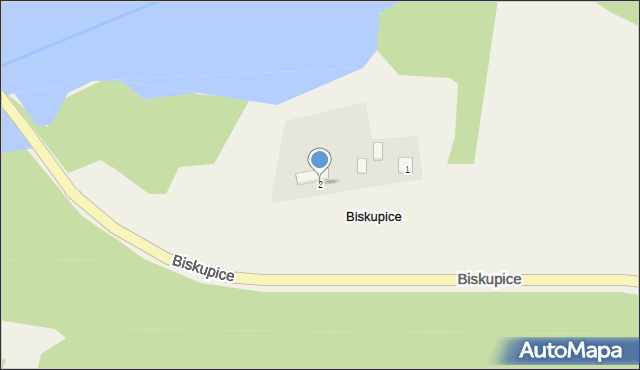 Biskupice, Biskupice, 2, mapa Biskupice
