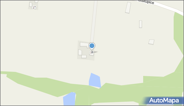 Biskupice, Biskupice, 18, mapa Biskupice