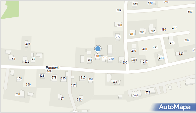 Biskupice, Biskupice, 188, mapa Biskupice