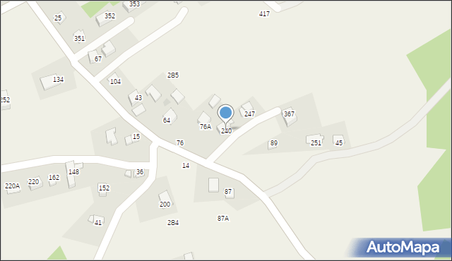 Biskupice, Biskupice, 240, mapa Biskupice