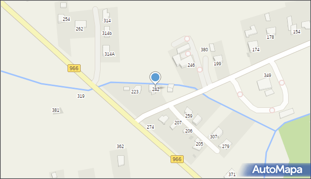 Biskupice, Biskupice, 242, mapa Biskupice