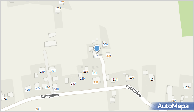 Biskupice, Biskupice, 271, mapa Biskupice